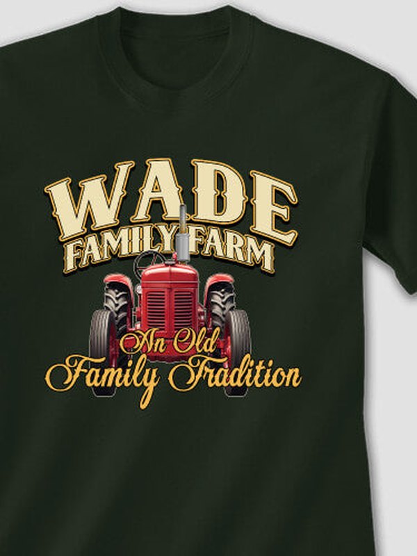 Farming Family Tradition : Printed T-Shirts