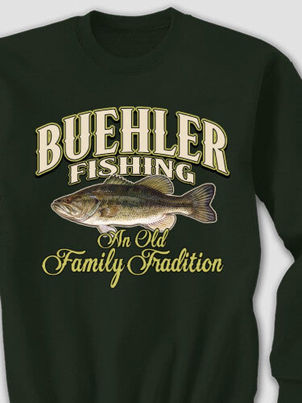 Fishing Family Tradition : Printed Sweatshirts product image 1