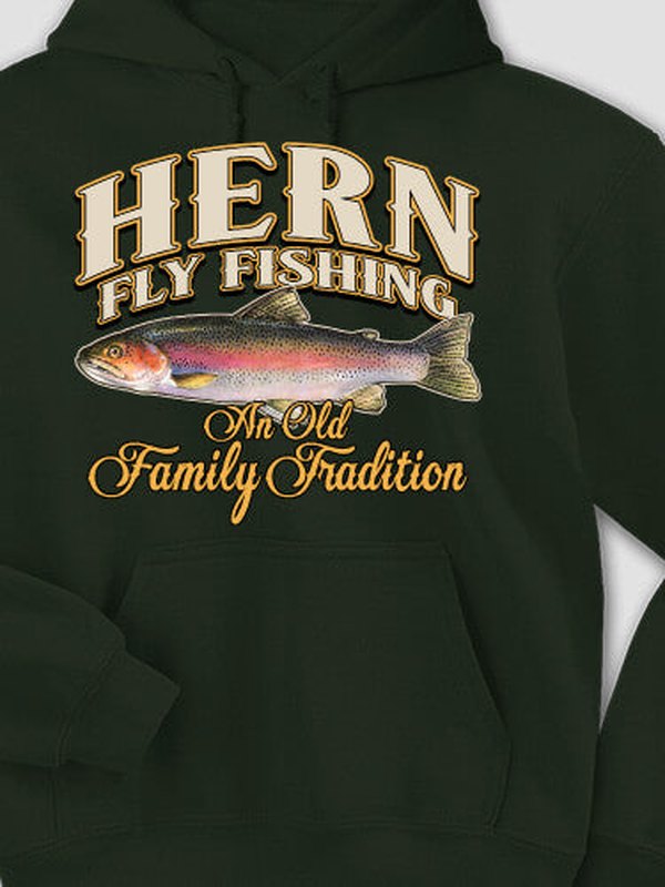 Fly Fishing Family Tradition : Printed Hoodies product image 3