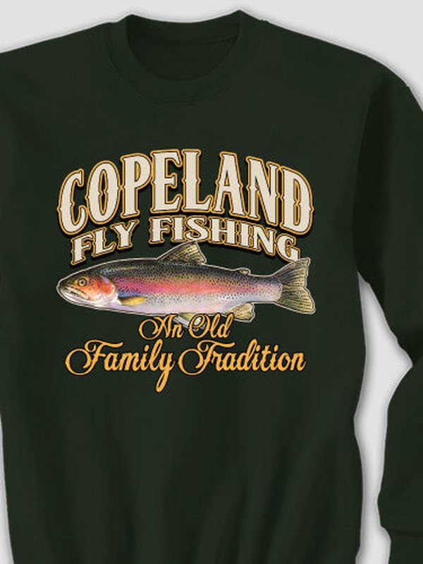 Fly Fishing Family Tradition : Printed Sweatshirts product image 3