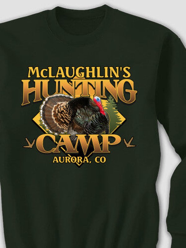 Turkey Hunting Camp : Printed Sweatshirts product image 3