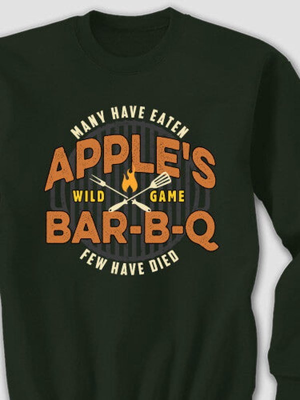 Wild Game Few Have Died BBQ : Printed Sweatshirts product image 3