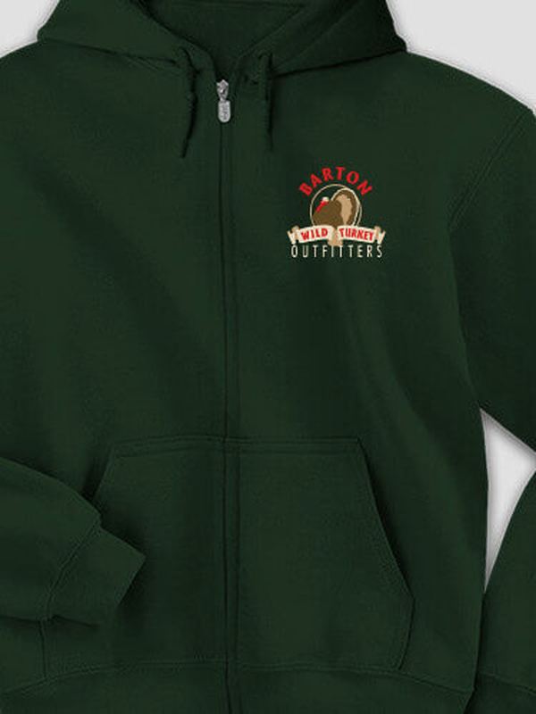 Wild Turkey Outfitters : Embroidered Zip Hoodies product image 3