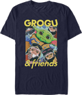 Friends The Mandalorian And Grogu Star Wars T-Shirt product image 1