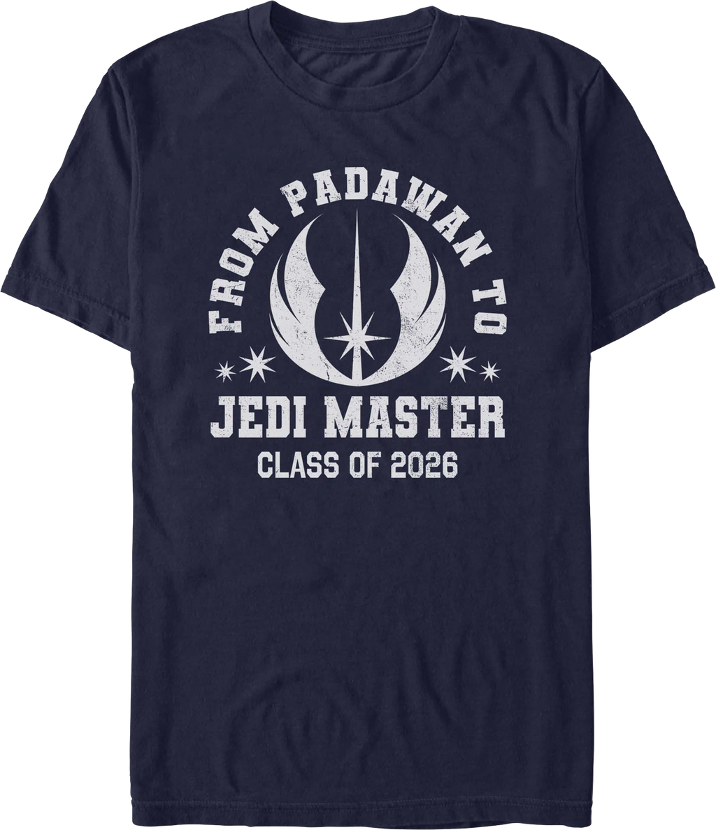 From Padawan To Jedi Master Class Of 2026 Star Wars T-Shirt product image 1