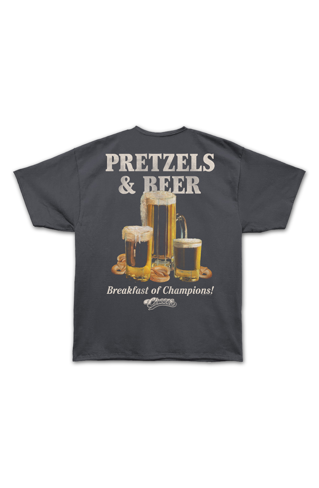 Front & Back Breakfast of Champions Cheers Oversized T-Shirt product image 2