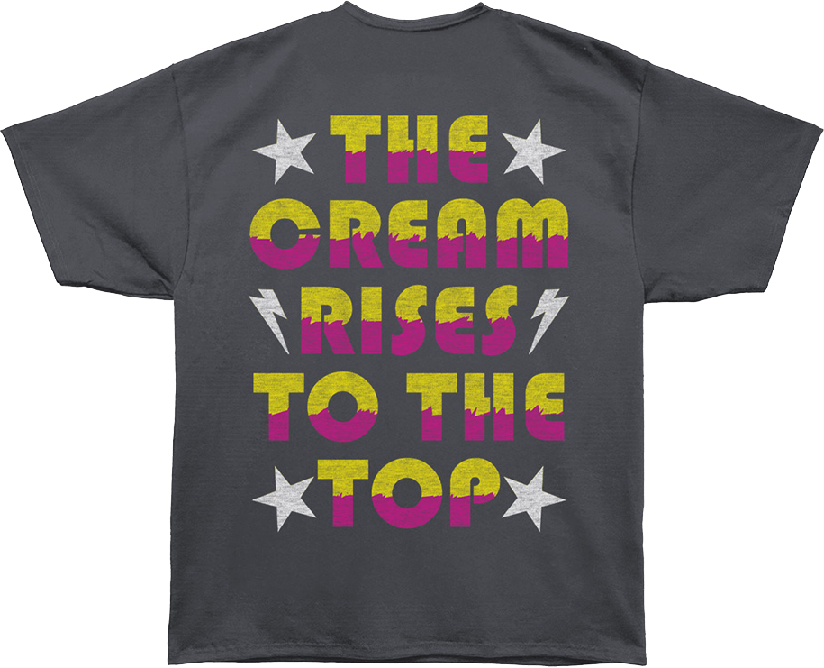 Front & Back Cream Rises To The Top Macho Man Oversized product image 3