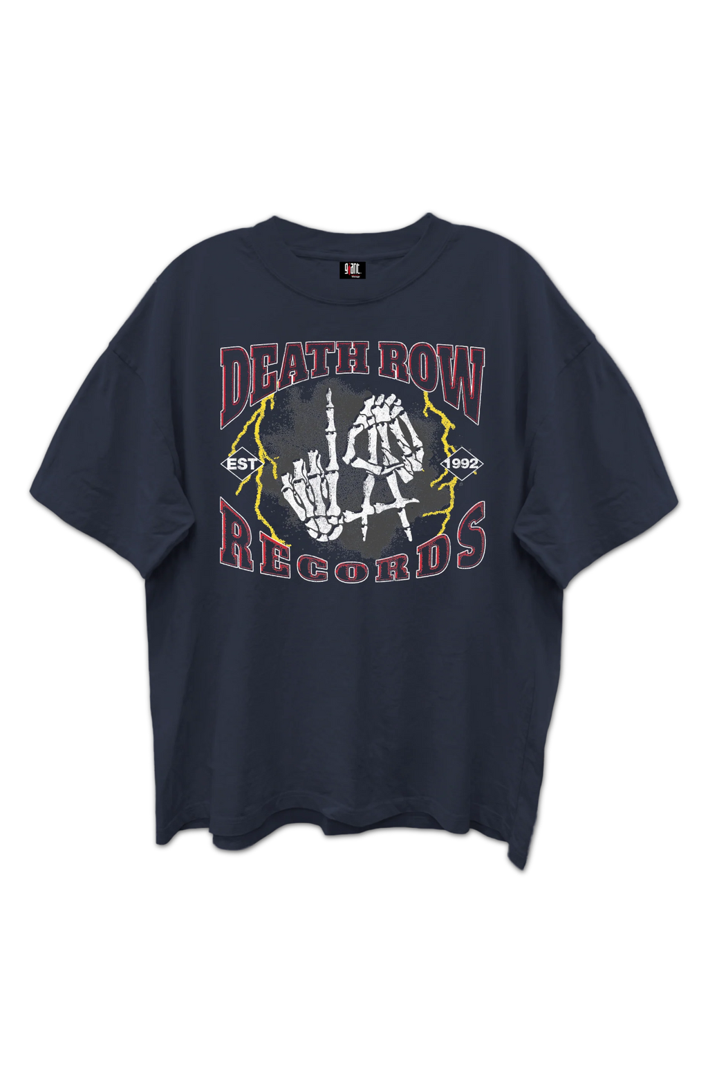 Front & Back Death Row Records Oversized T-Shirt product image 2