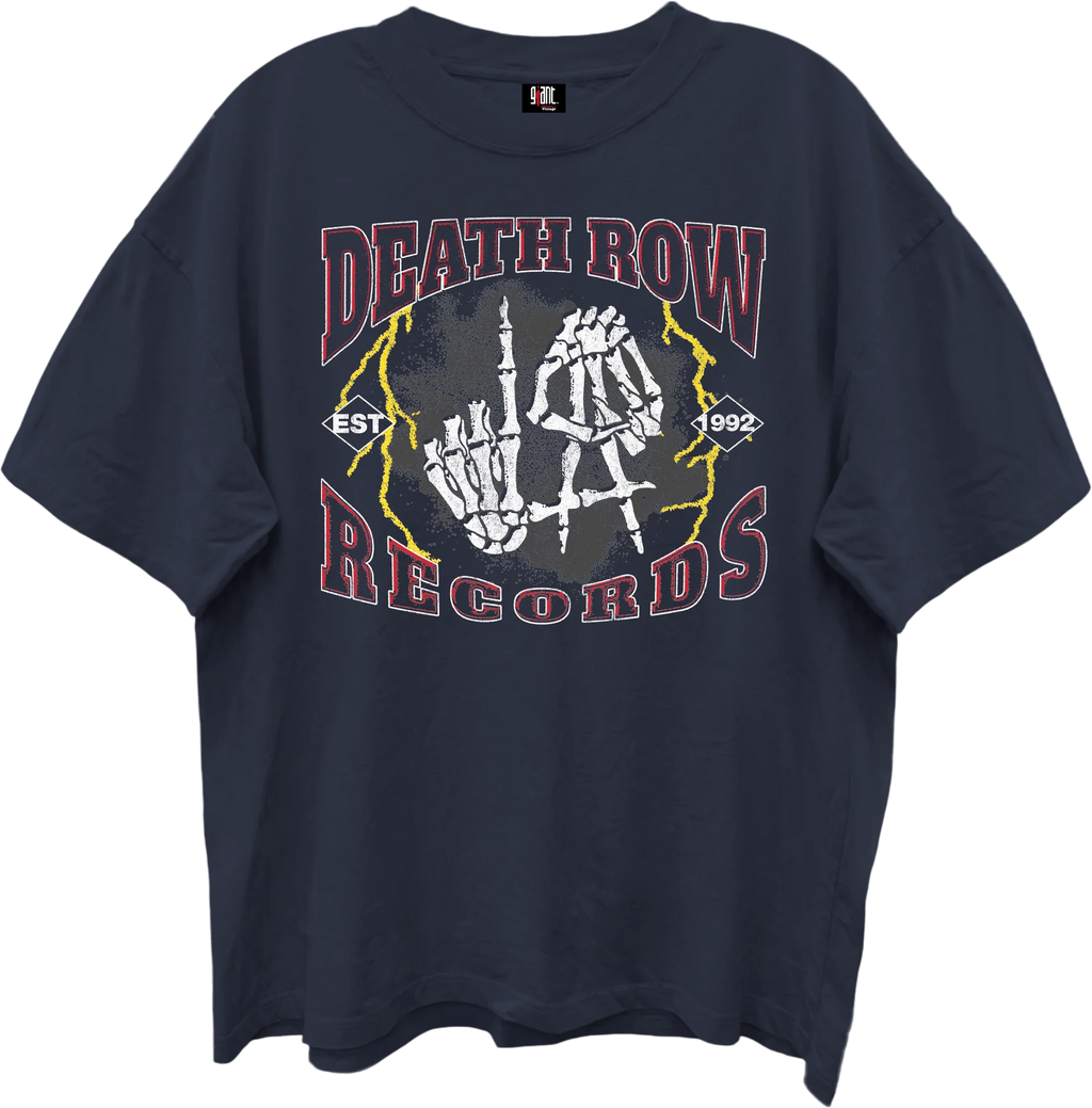 Front & Back Death Row Records Oversized T-Shirt product image 1