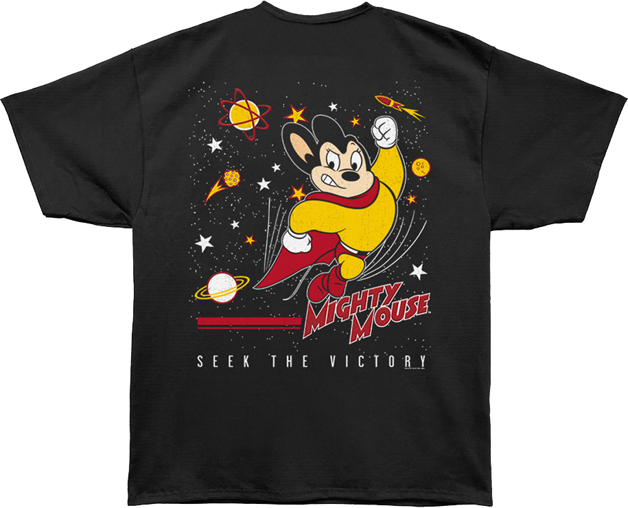 Front & Back Nothing Can Stop Me Mighty Mouse Oversized product image 3