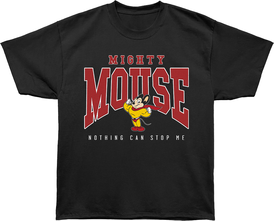 Front & Back Nothing Can Stop Me Mighty Mouse Oversized product image 1