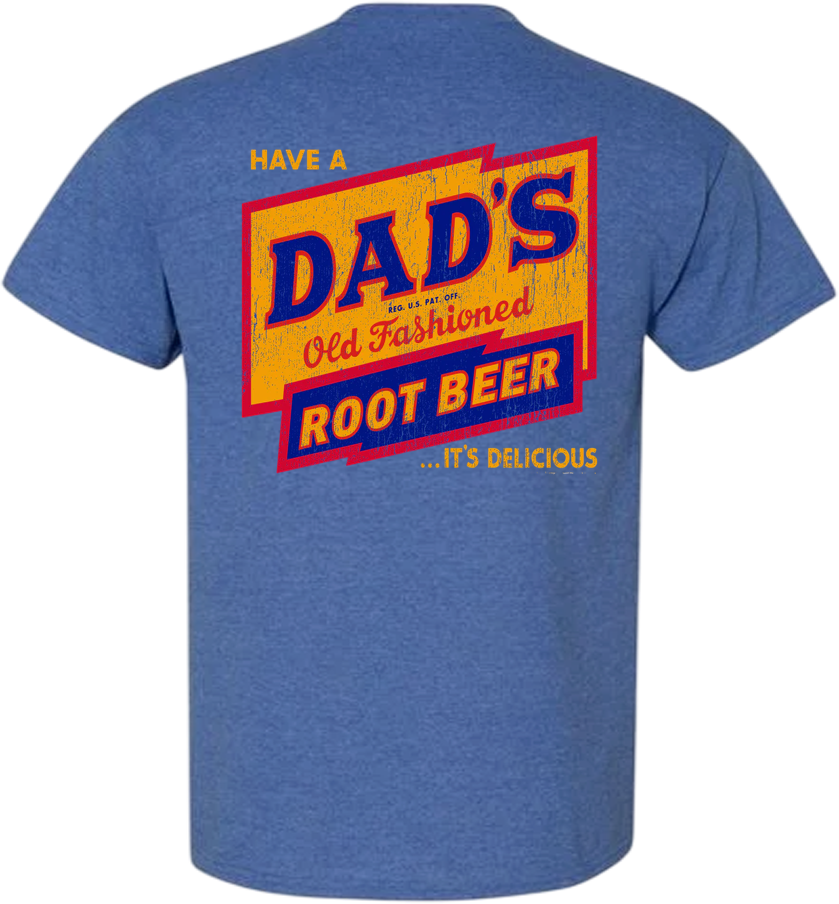 Front & Back Old Fashioned Dad's Root Beer T-Shirt product image 3