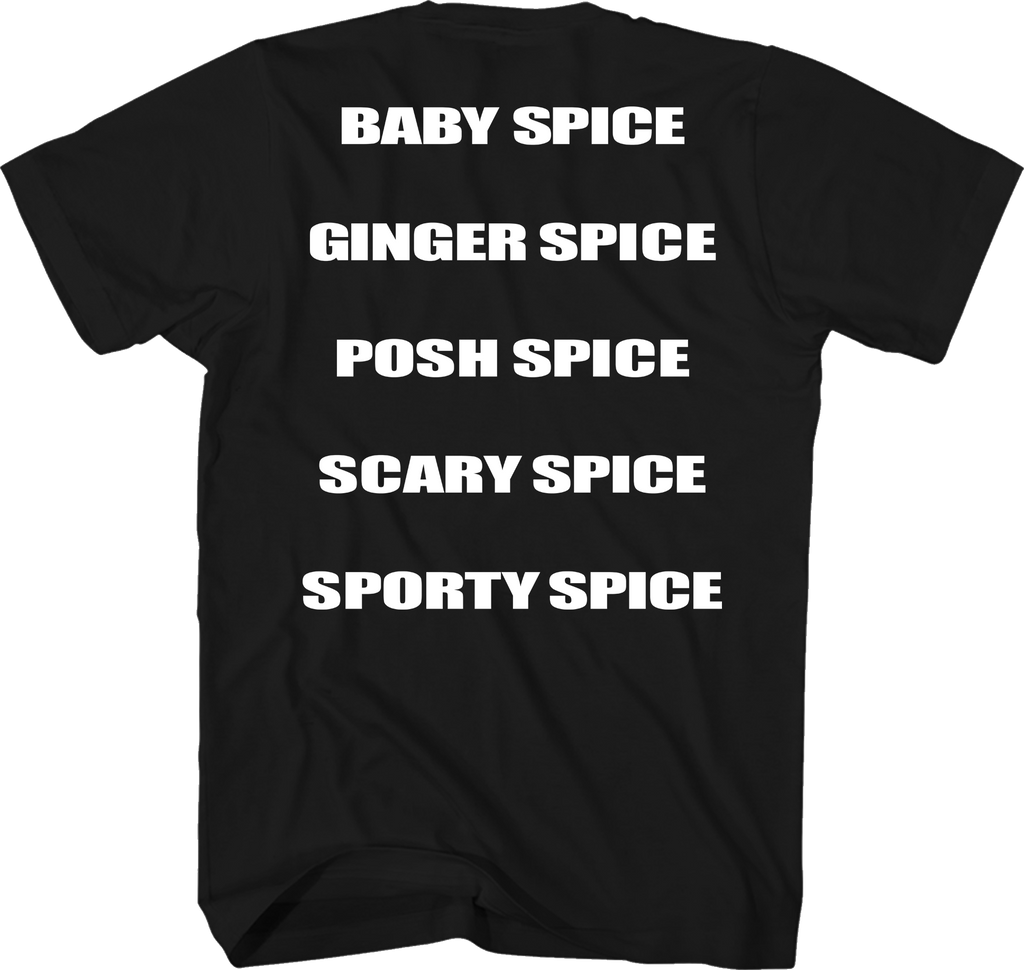 Front & Back Spice Girls T-Shirt product image 3