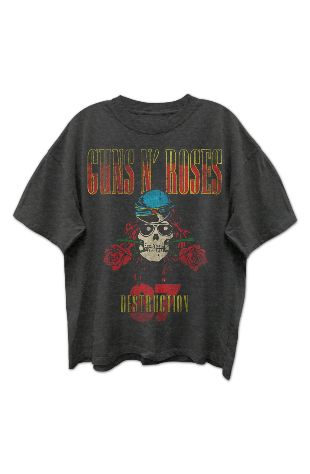 Front & Back UK Tour 1987 Guns N' Roses Oversized T-Shirt product image 2