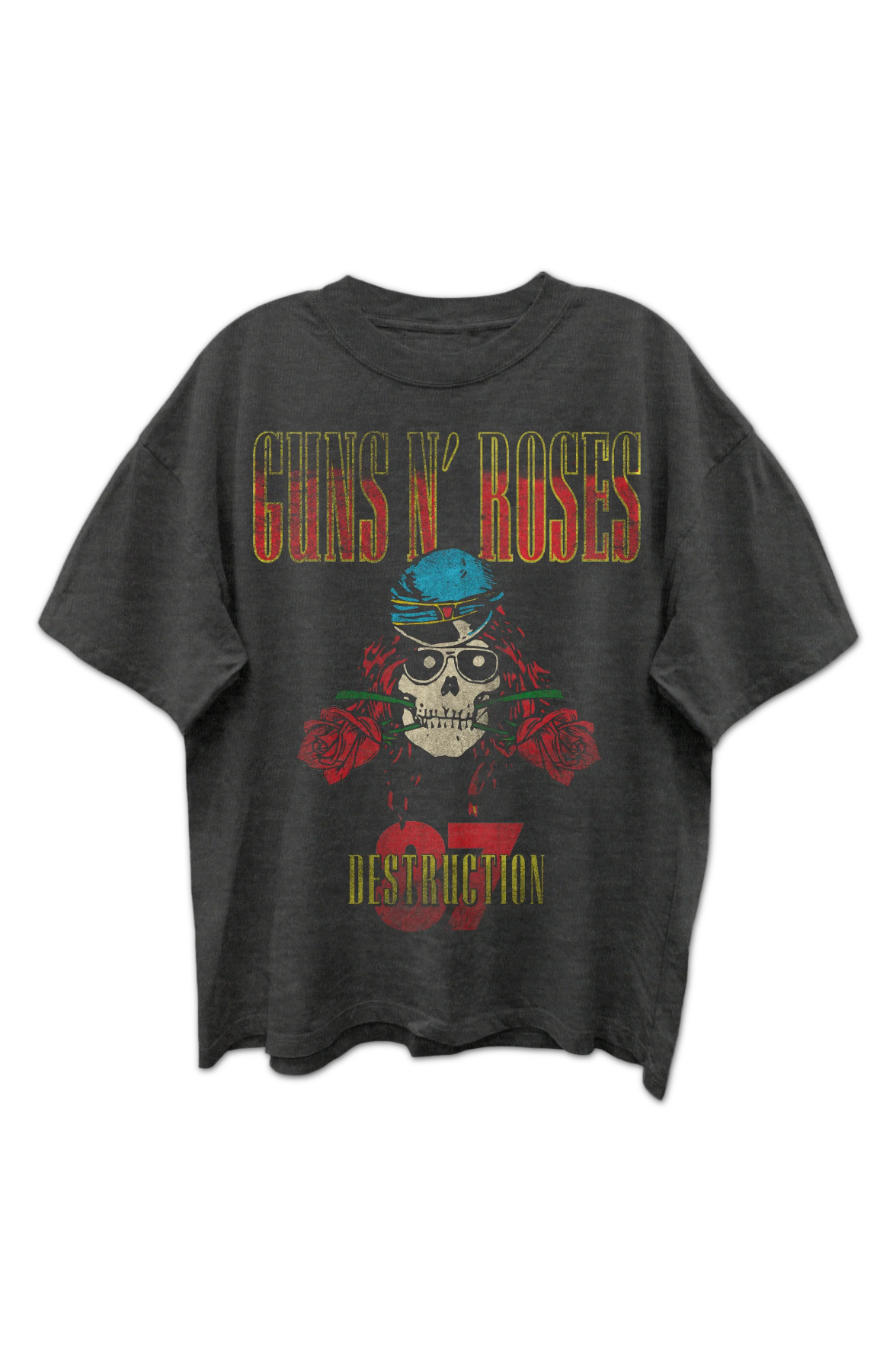 Front & Back UK Tour 1987 Guns N' Roses Oversized T-Shirt product image 2