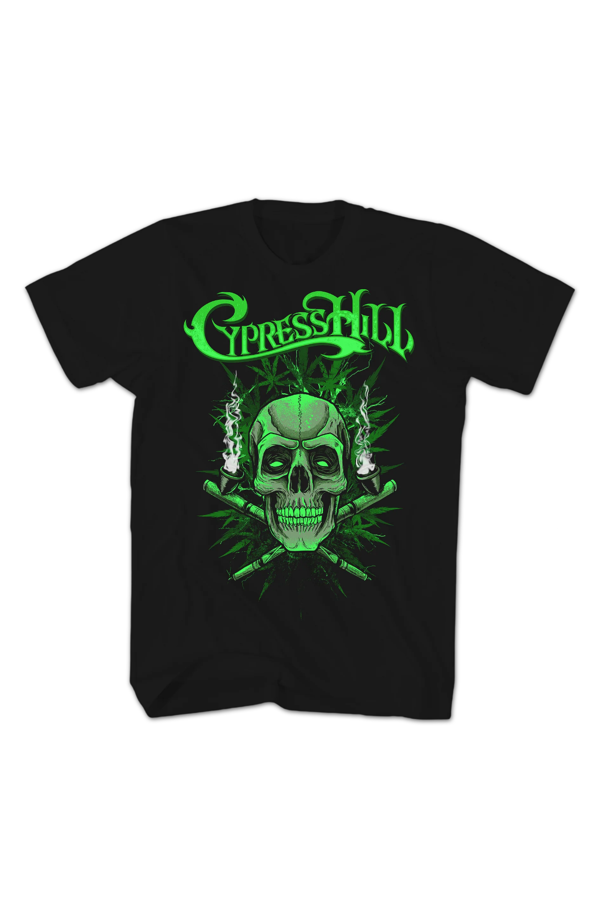 Ganja Skull Cypress Hill T-Shirt product image 2