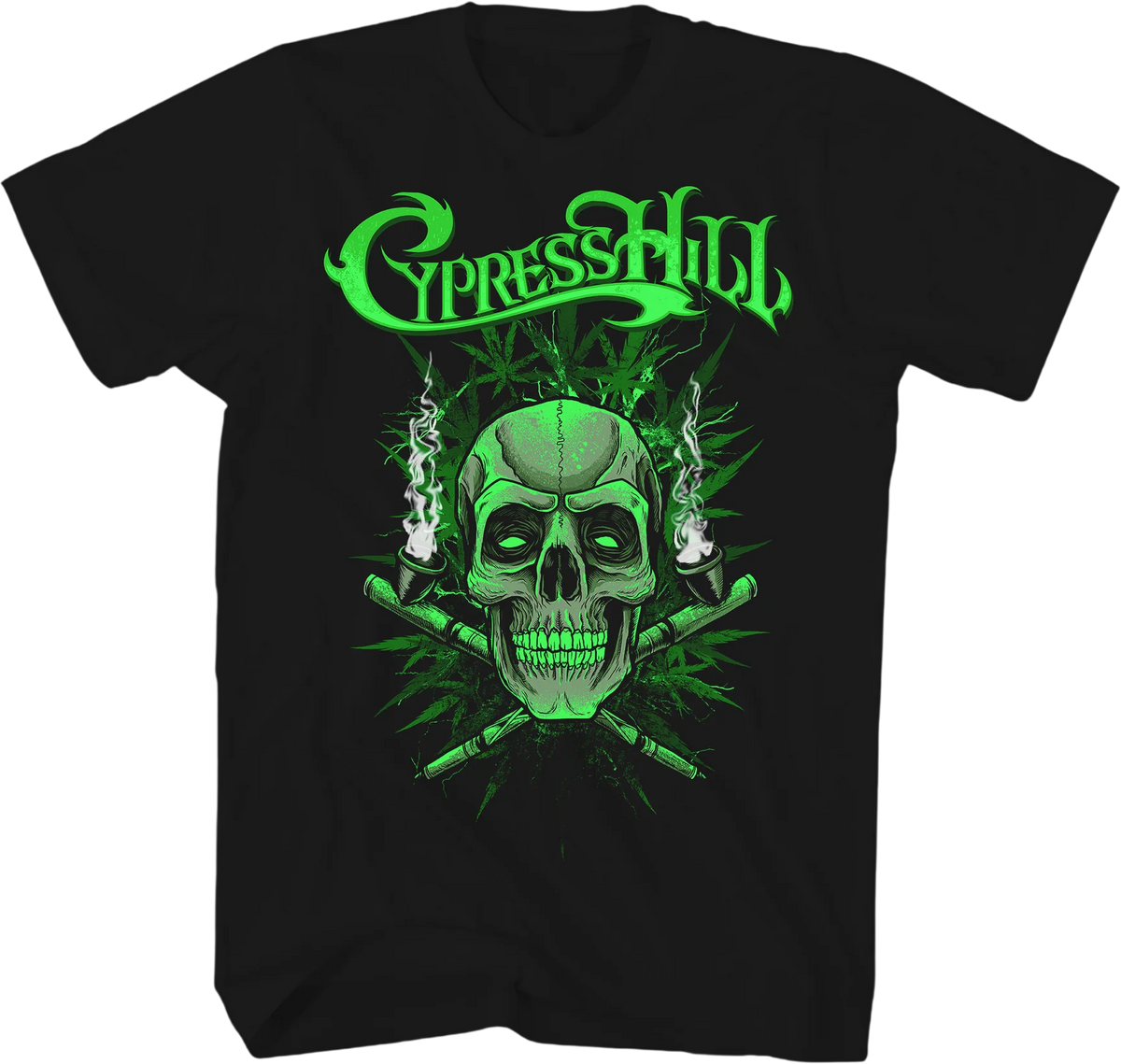 Ganja Skull Cypress Hill T-Shirt product image 1