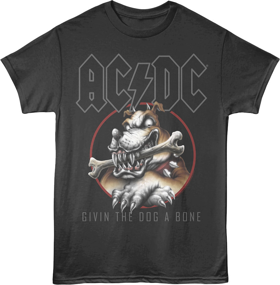 Givin The Dog A Bone Vintage Circle ACDC T-Shirt product image 1