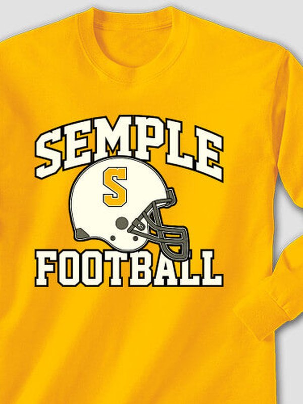 Football Helmet : Printed Long Sleeves