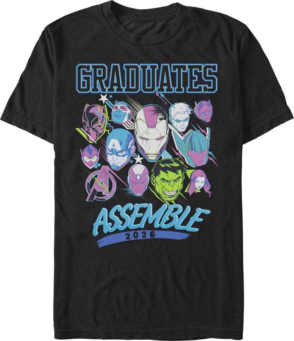 Graduates Assemble 2026 Avengers Marvel Comics T-Shirt product image 1