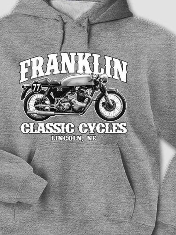 Classic Cycles : Printed Hoodies product image 3