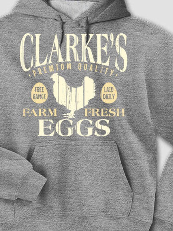 Farm Fresh Eggs : Printed Hoodies product image 3