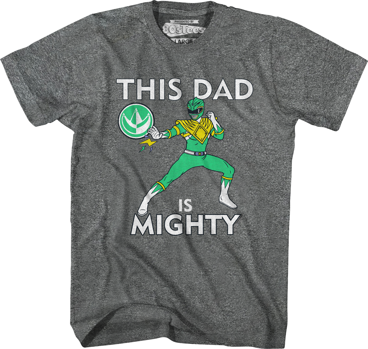 Green Ranger This Dad Mighty Morphin Power Rangers T-Shirt product image 4