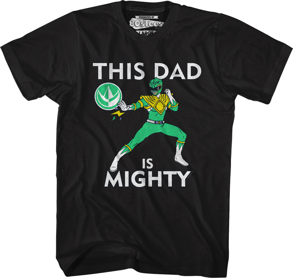 Green Ranger This Dad Mighty Morphin Power Rangers T-Shirt product image 1