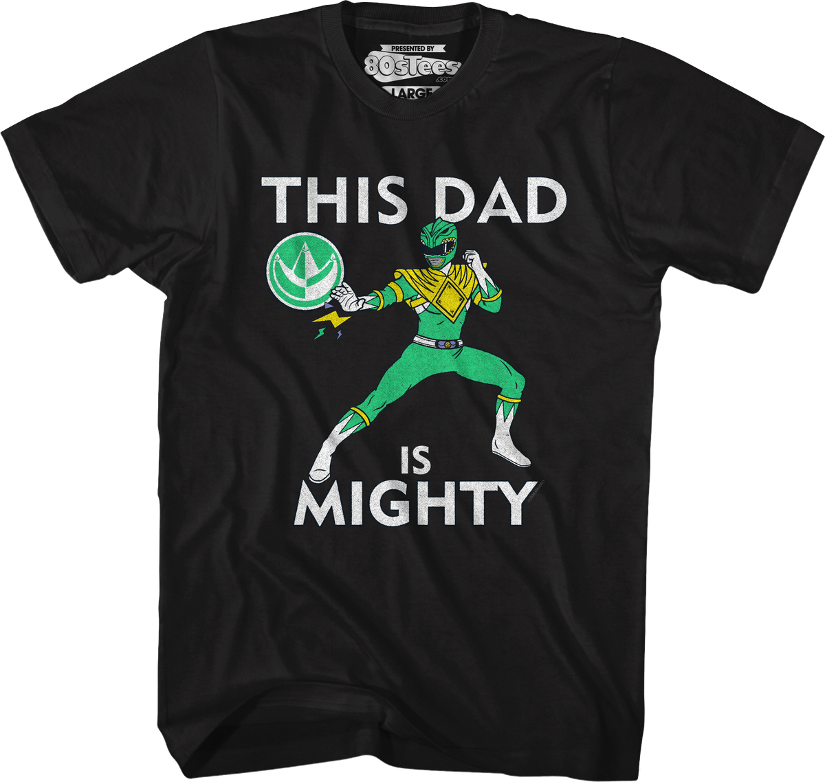 Green Ranger This Dad Mighty Morphin Power Rangers T-Shirt product image 1