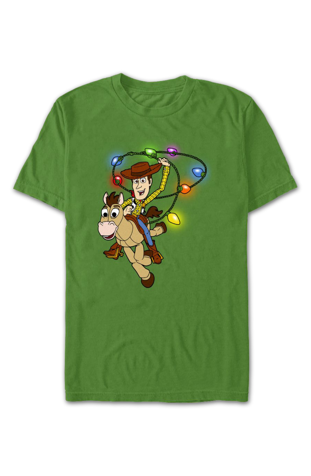 Green Woody's Christmas Lasso Toy Story T-Shirt product image 2