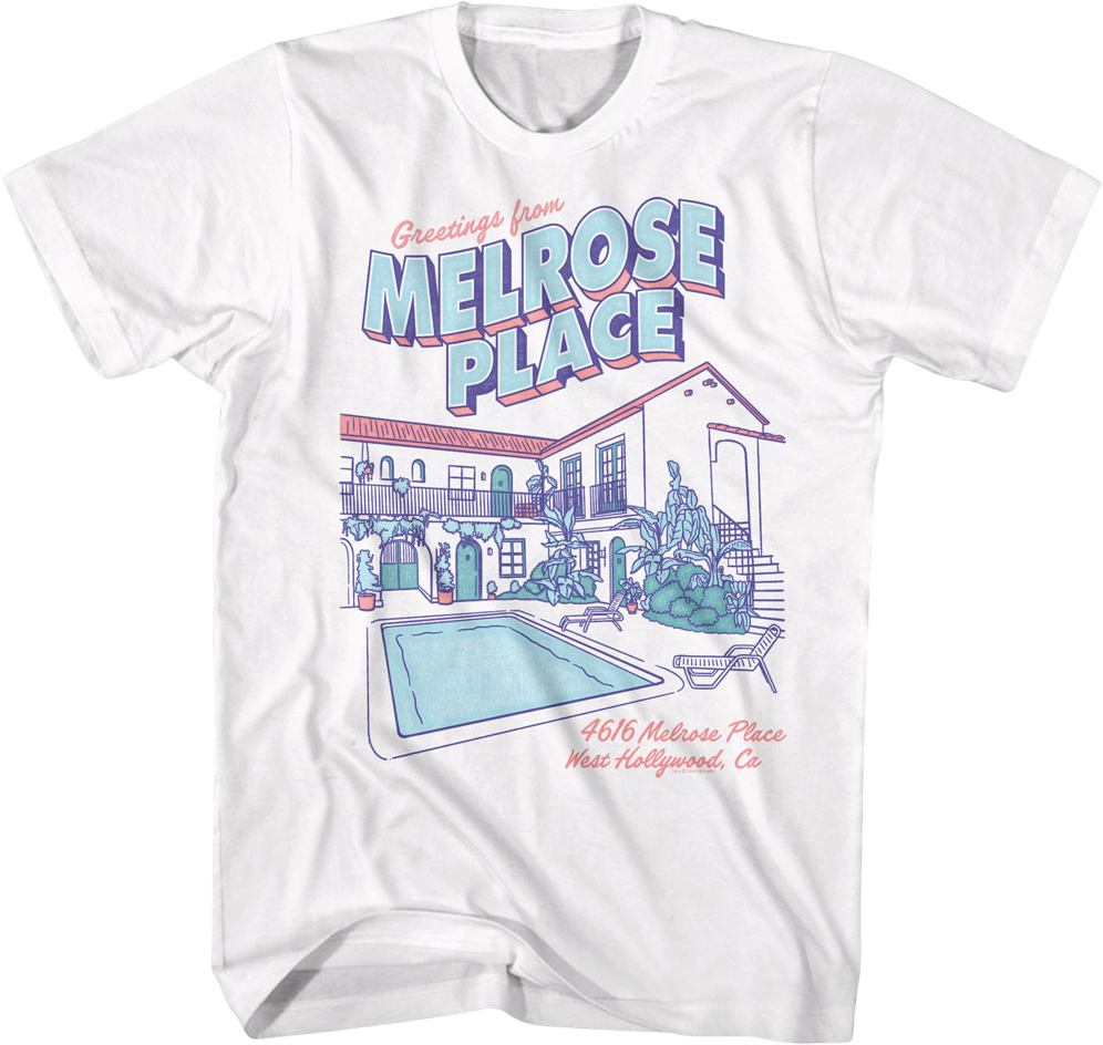 Greetings from Melrose Place T-Shirt product image 1
