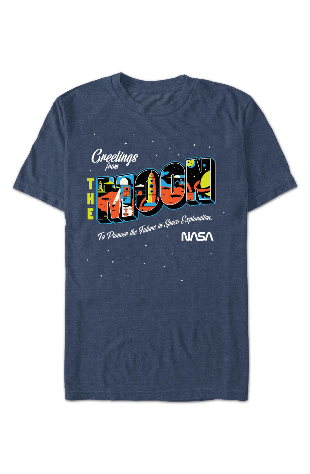Greetings From The Moon NASA T-Shirt product image 2