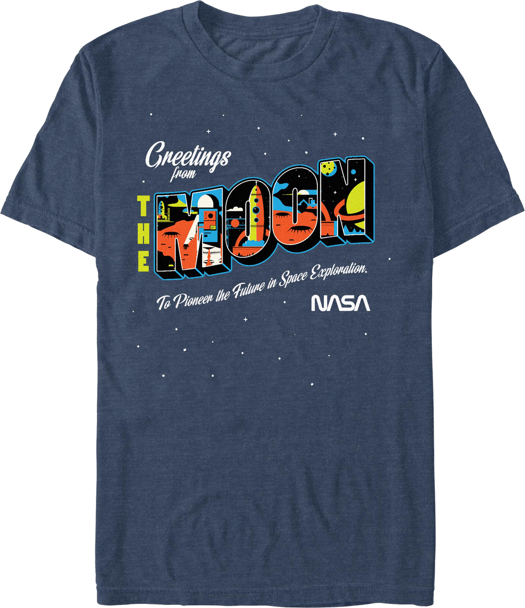 Greetings From The Moon NASA T-Shirt product image 1