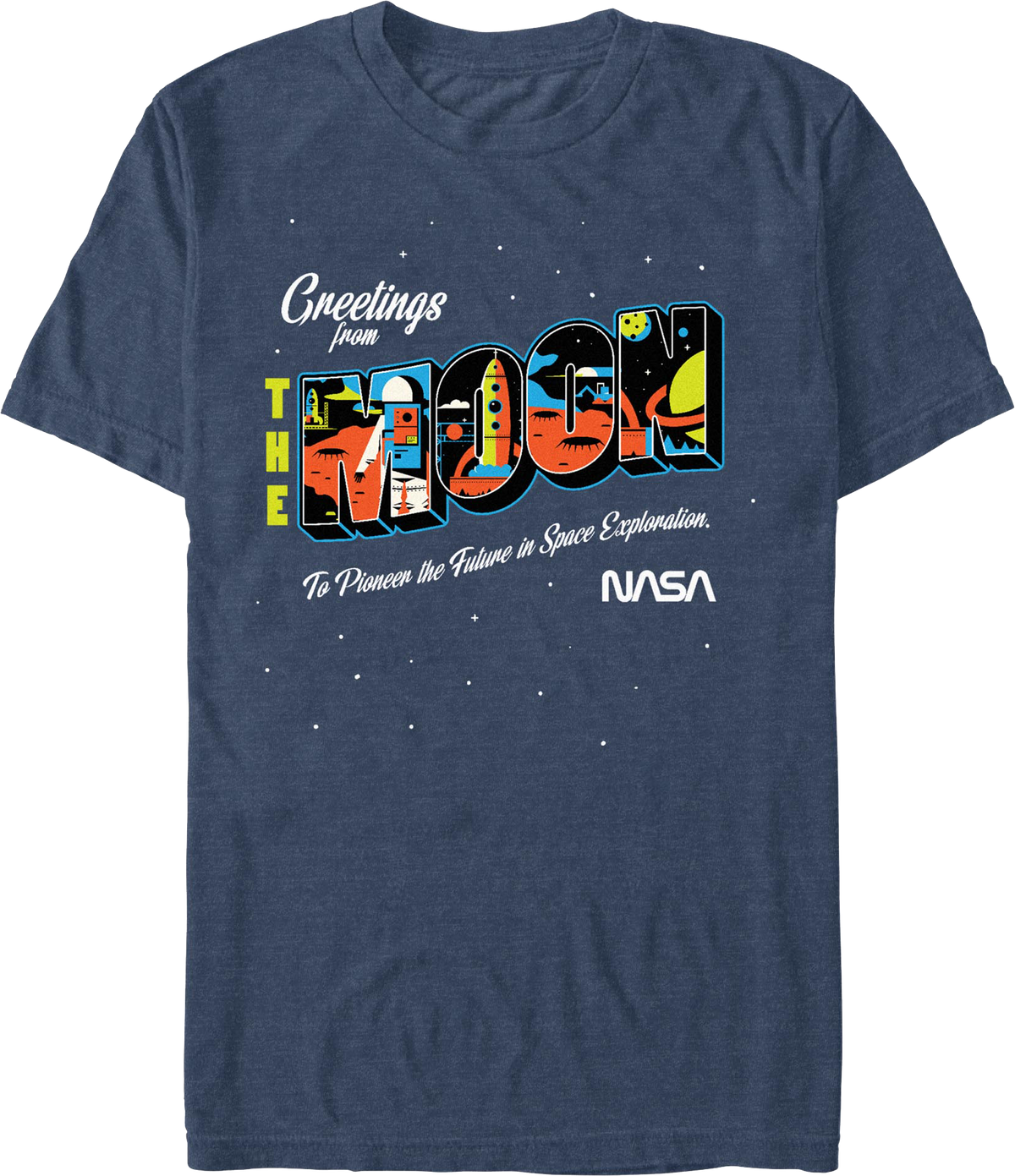 Greetings From The Moon NASA T-Shirt product image 1