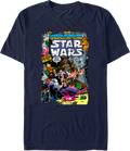 Han Solo And Chewbacca Comic Book Cover Star Wars T-Shirt product image 1