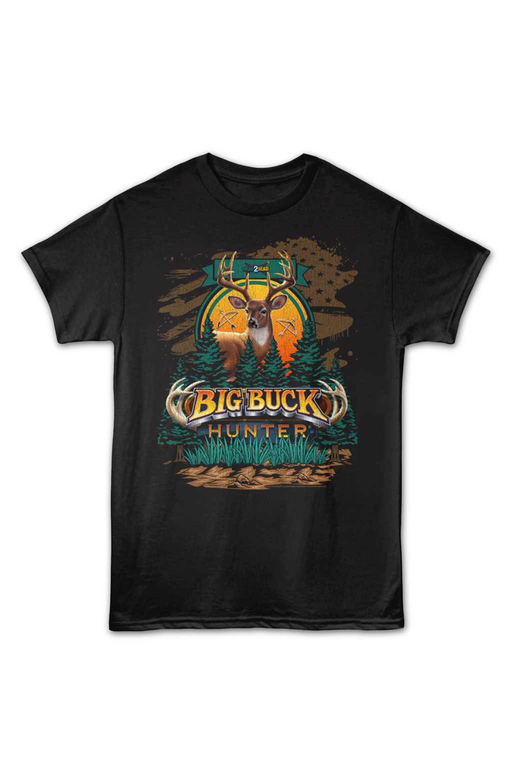 Head 2 Big Buck Hunter T-Shirt product image 2