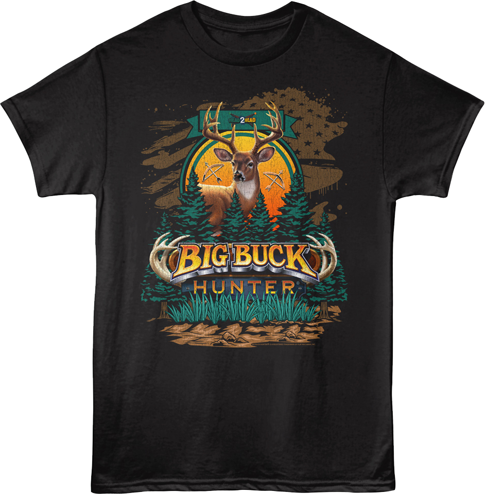 Head 2 Big Buck Hunter T-Shirt product image 1
