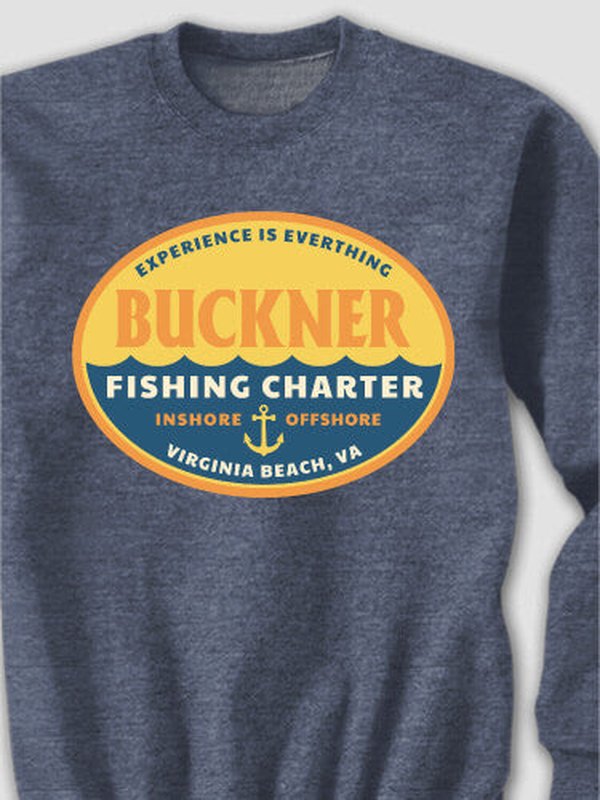 Fishing Charter : Printed Sweatshirts product image 1