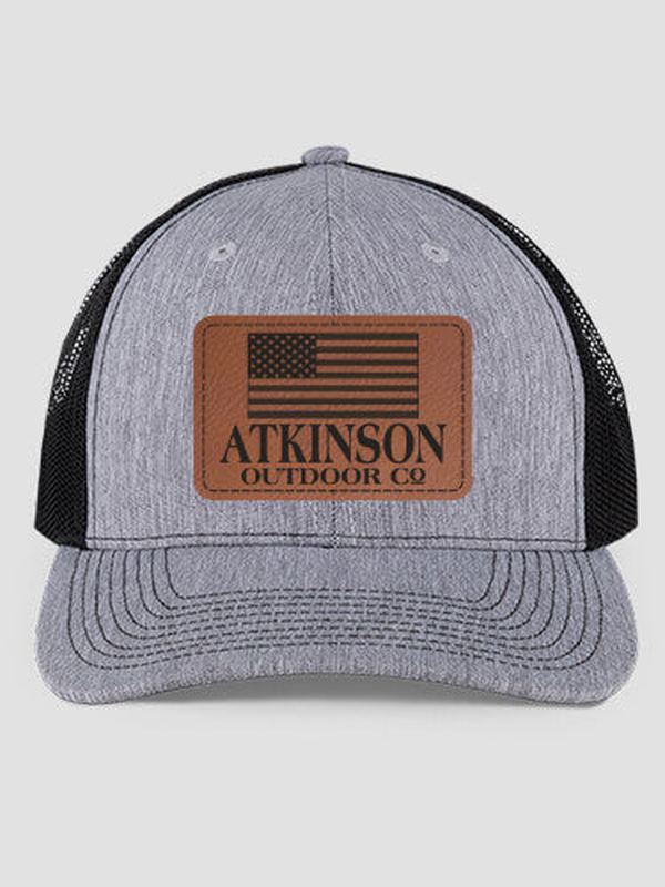American Outdoor Company : Structured Trucker Hats with Patch