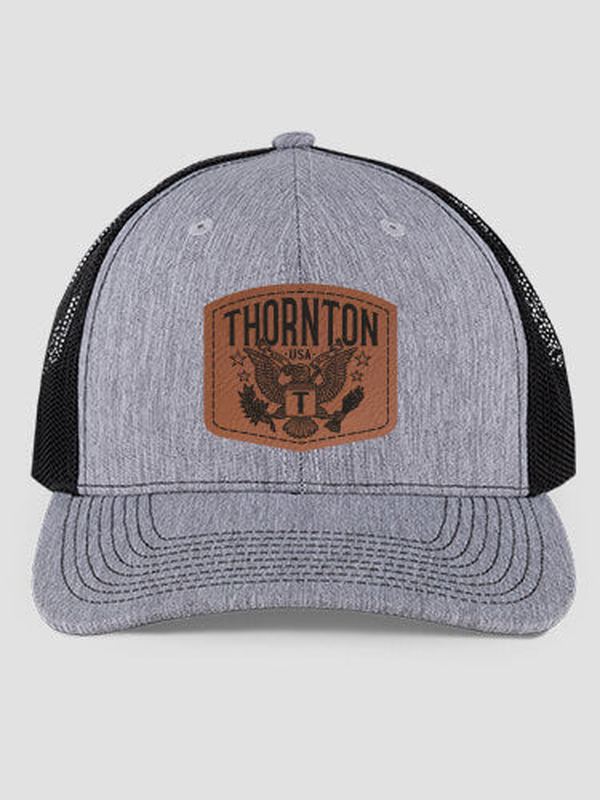 Eagle Monogram : Structured Trucker Hats with Patch