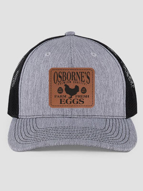 Farm Fresh Eggs : Structured Trucker Hats with Patch