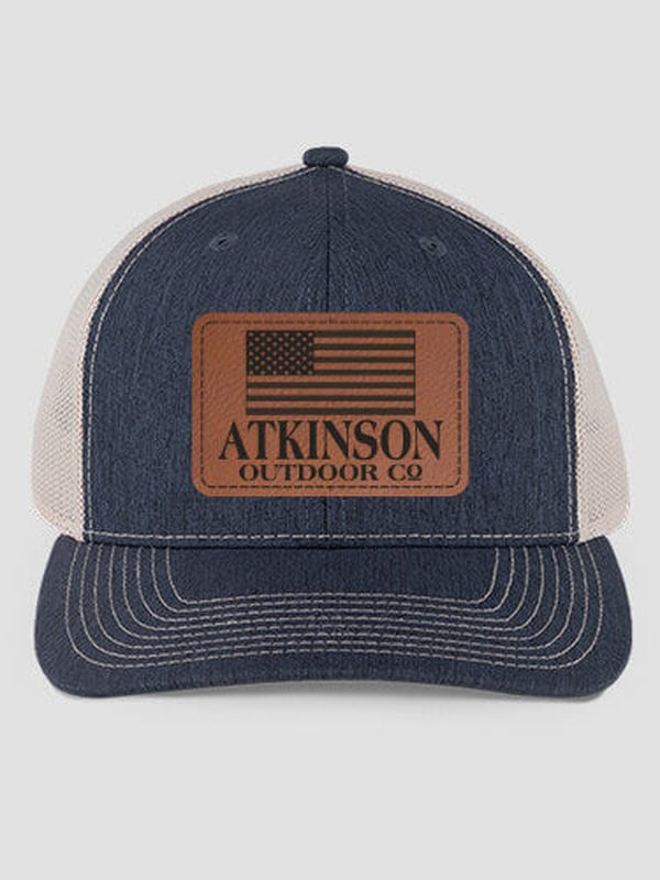 American Outdoor Company : Structured Trucker Hats with Patch