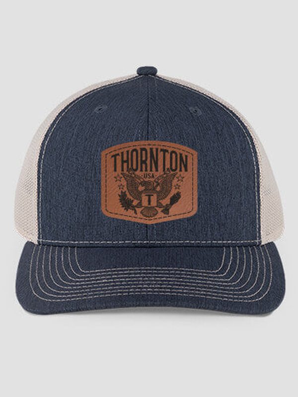 Eagle Monogram : Structured Trucker Hats with Patch