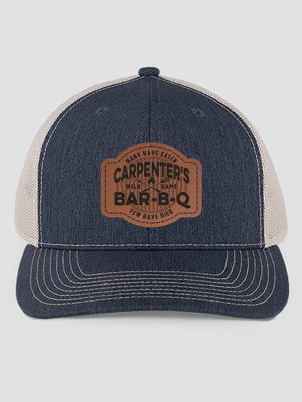 Wild Game Few Have Died BBQ : Structured Trucker Hats with Patch