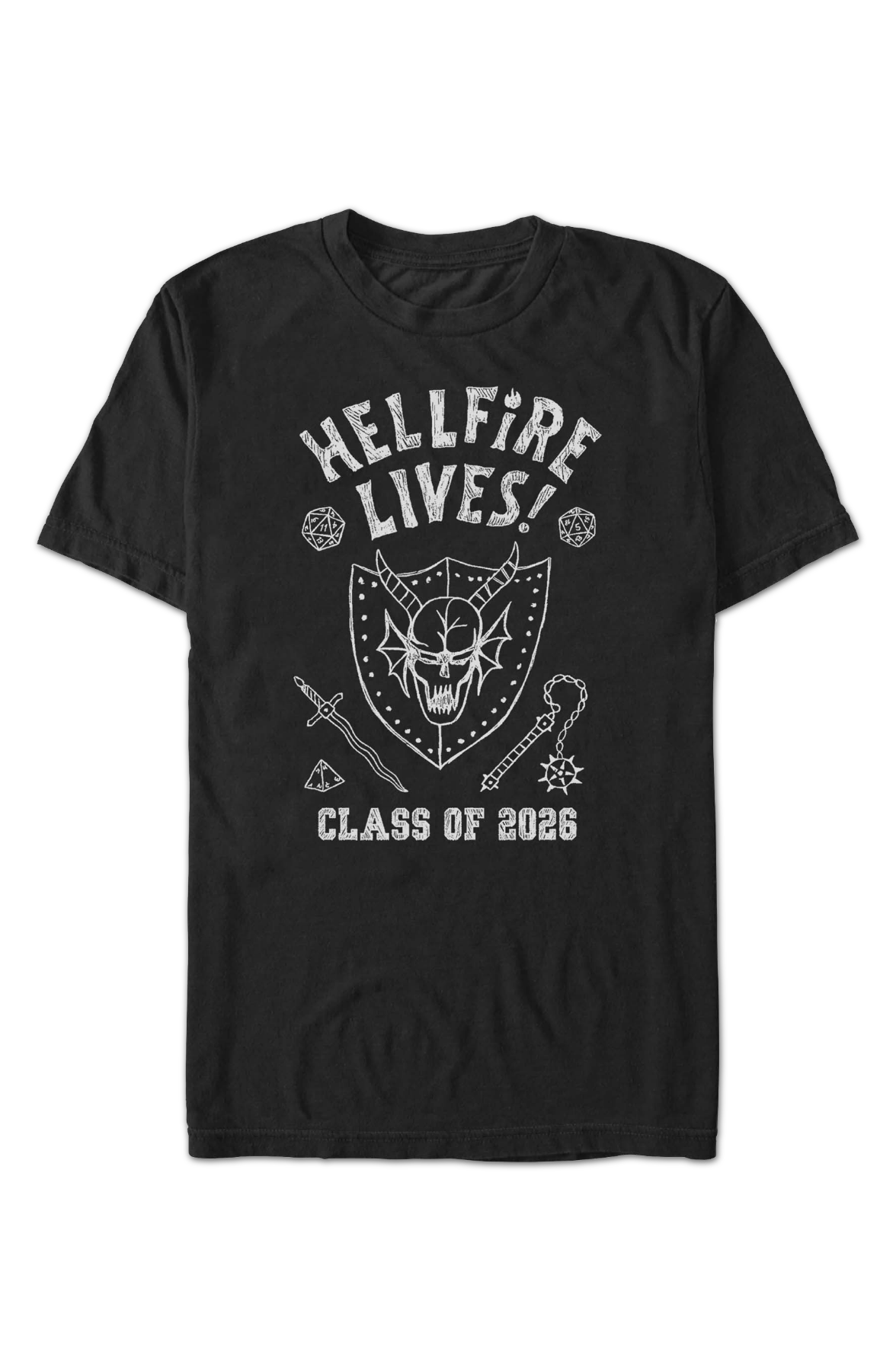 Hellfire Lives Class Of 2026 Stranger Things T-Shirt product image 2