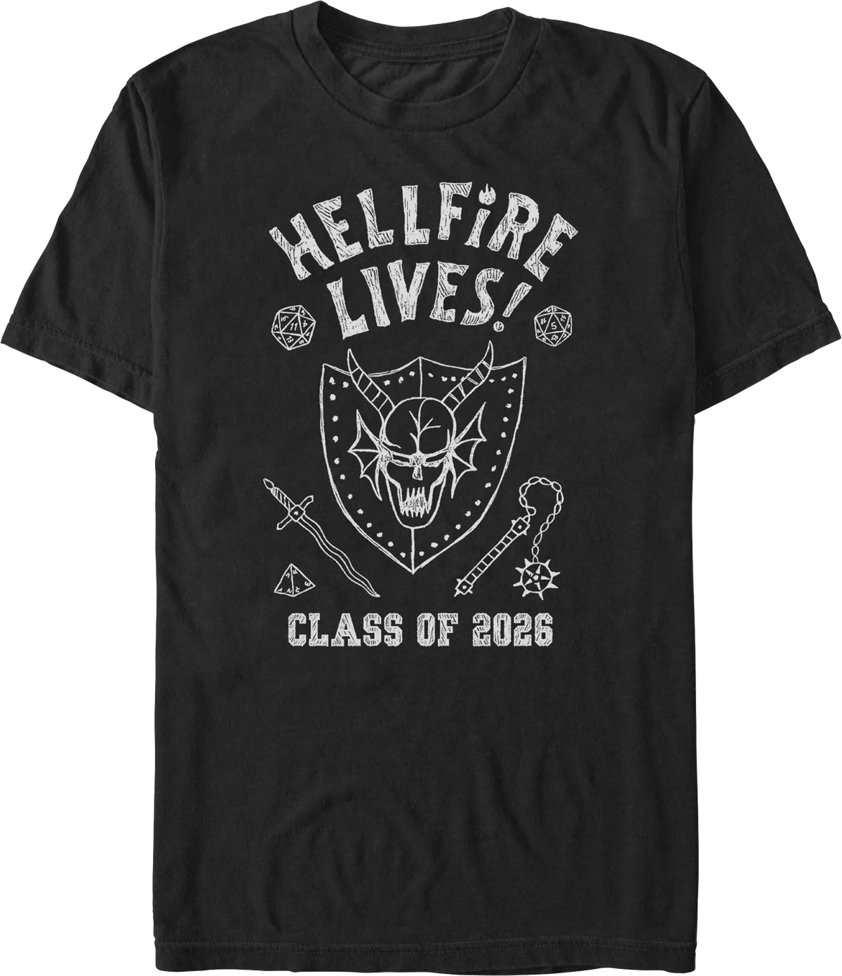 Hellfire Lives Class Of 2026 Stranger Things T-Shirt product image 1