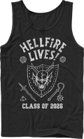 Hellfire Lives Class Of 2026 Stranger Things Tank Top