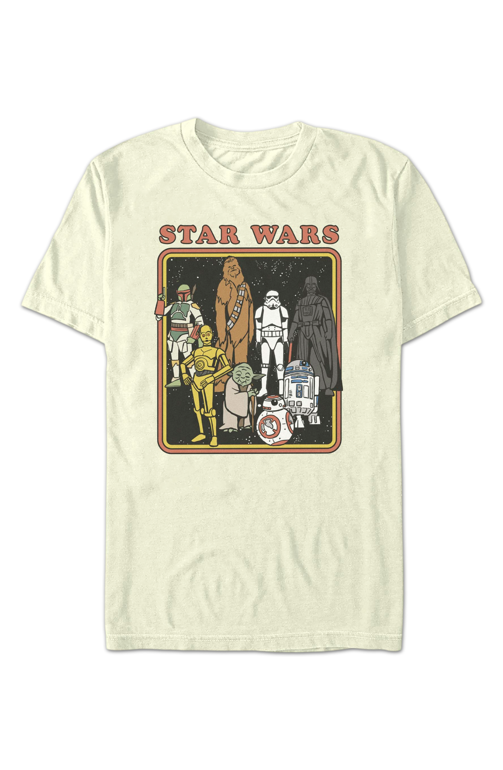 Heroes And Villains Retro Frame Star Wars T-Shirt product image 2