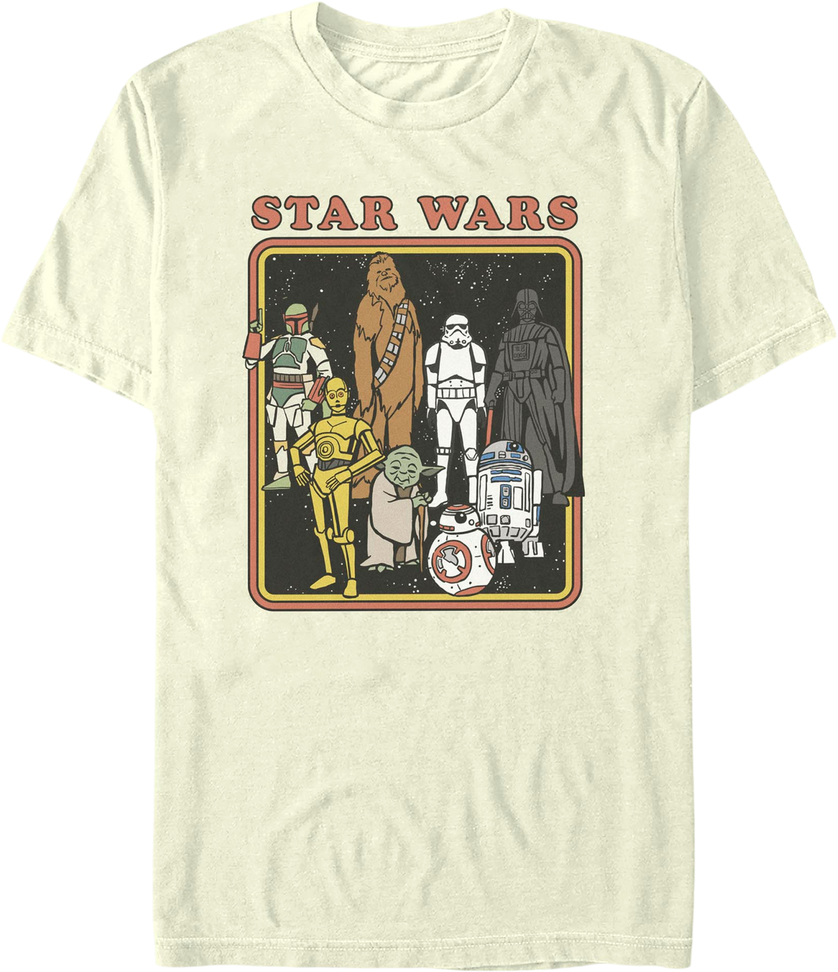 Heroes And Villains Retro Frame Star Wars T-Shirt product image 1
