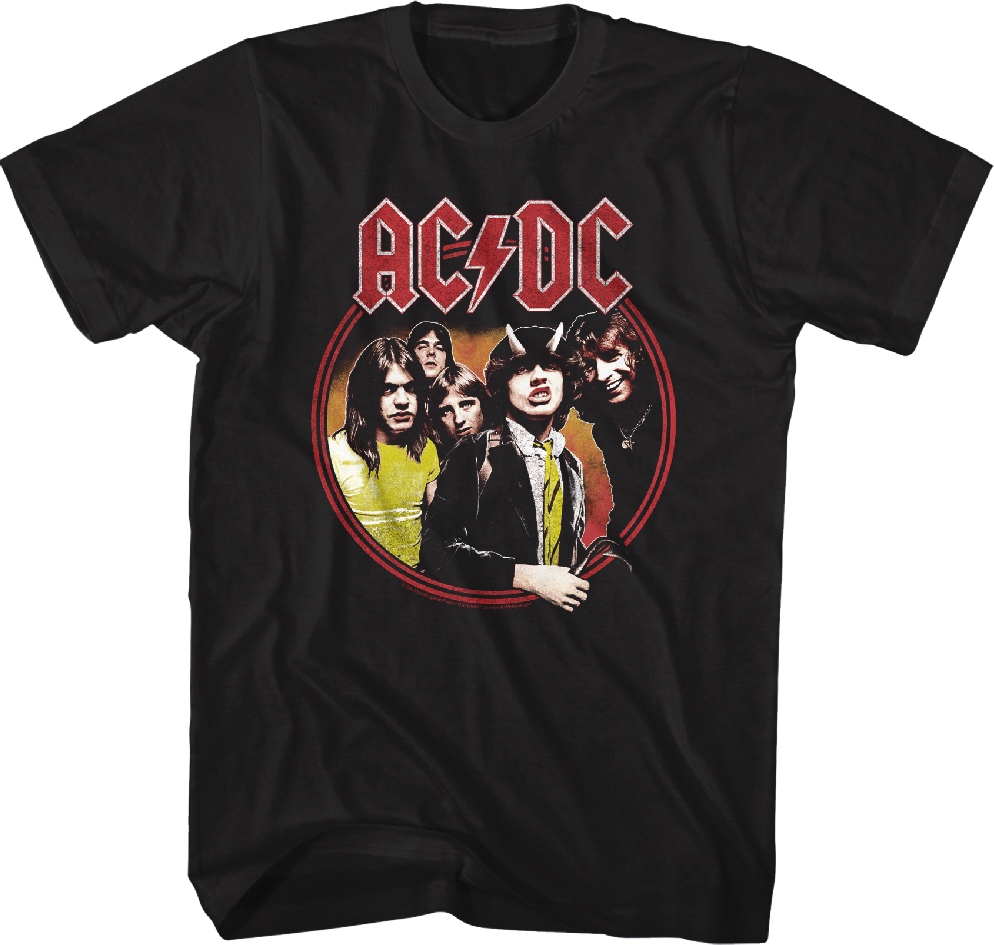 Highway To Hell Circle ACDC T-Shirt product image 1